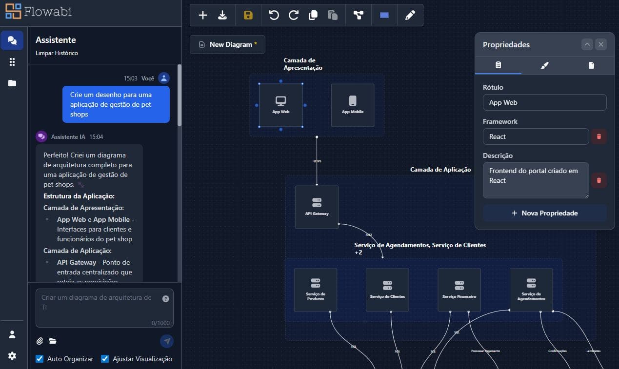 App preview - Em breve